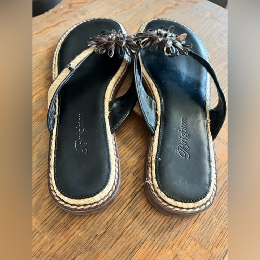 Brighton orchard brown/espadrille sandal size 7 M - Picture 13 of 13